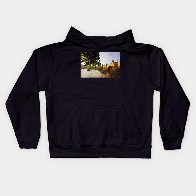 Charles Bridge Kids Hoodie by gracethescene